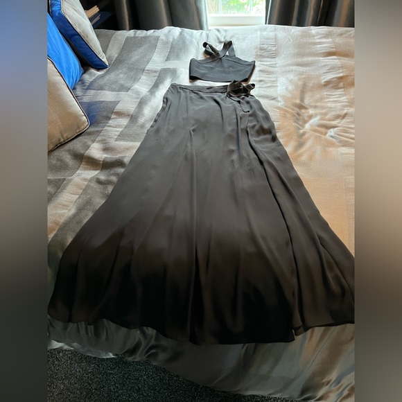 BCBG Black Two Piece Maxi Dress - Picture 4 of 5